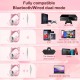 B20 Wireless Gaming Headset, Pink Cat Ears Panoramic Surround Sound Music Noise Cancelling Design Headphone