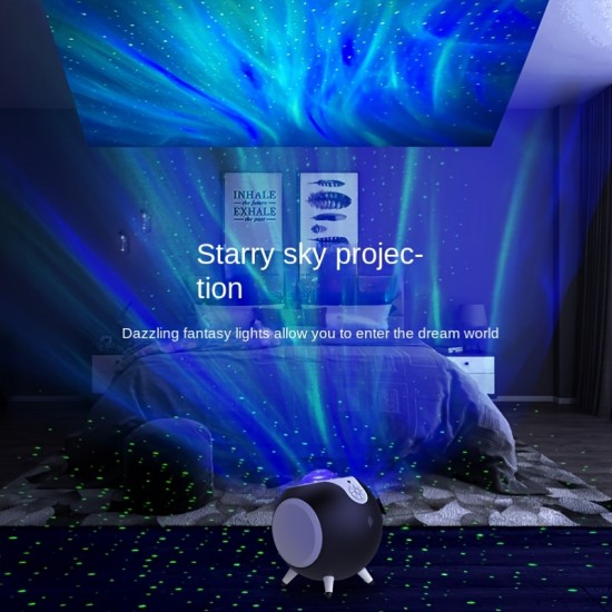 Galaxy Projector Sound Machine, White Noise Machines Night Light, Star Projector BT Speaker, Remote Timer Light Projector For Bedroom Decoration Room Decor, Upgrade Music Control & Texture